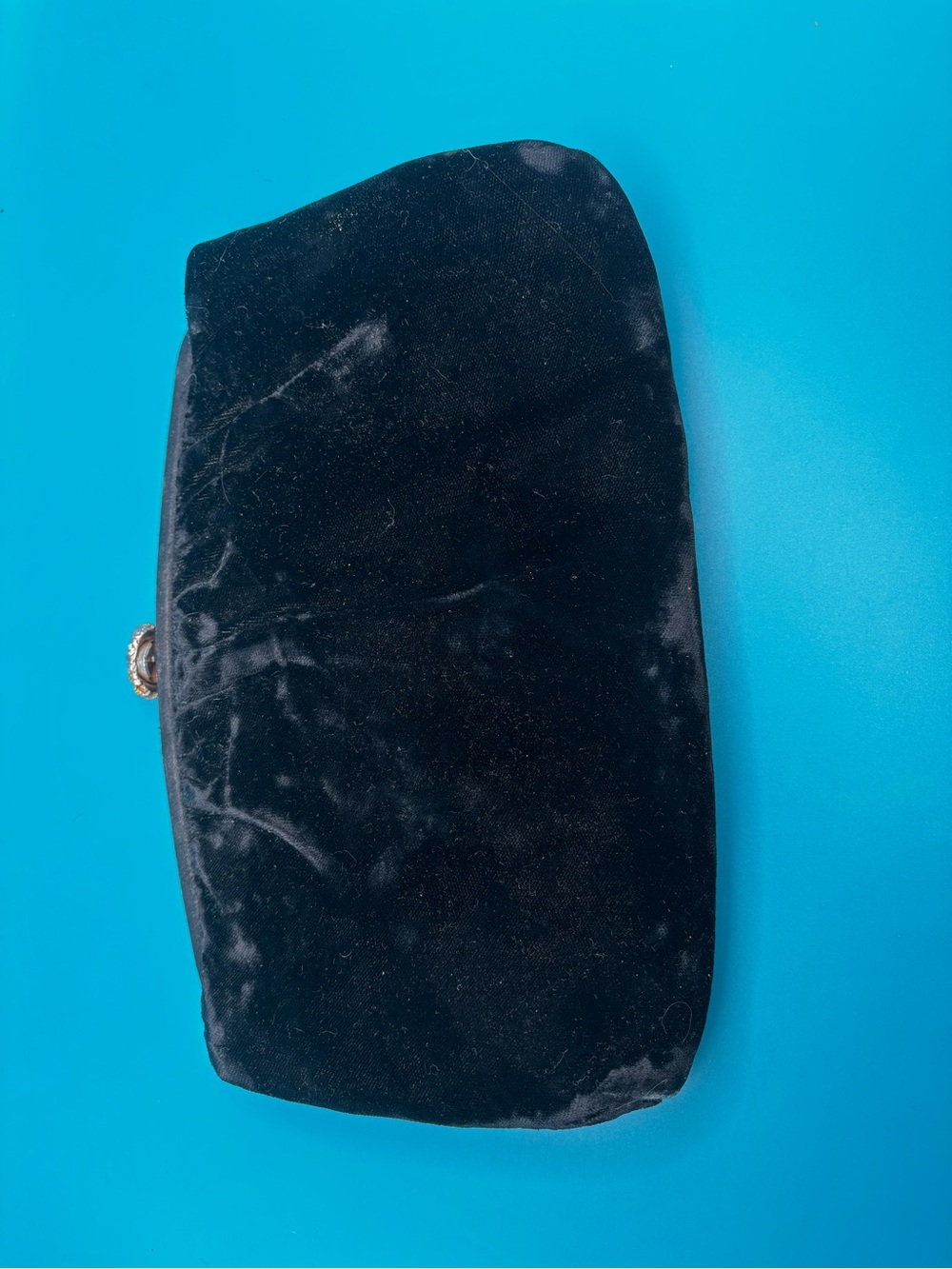 1940s After Five Velvet Evening Clutch Bag